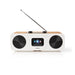 Nedis Internet Radio - Table Design, Bluetooth® / Wi-Fi, DAB+ / FM / Internet, Sleep timer - Brown / White