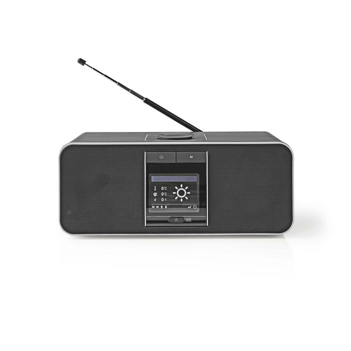 Nedis Internet Radio - Table Design, Bluetooth® / Wi-Fi, DAB+ / FM / Internet, Sleep timer - Black