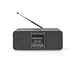 Nedis Internet Radio - Table Design, Bluetooth® / Wi-Fi, DAB+ / FM / Internet, Sleep timer - Black