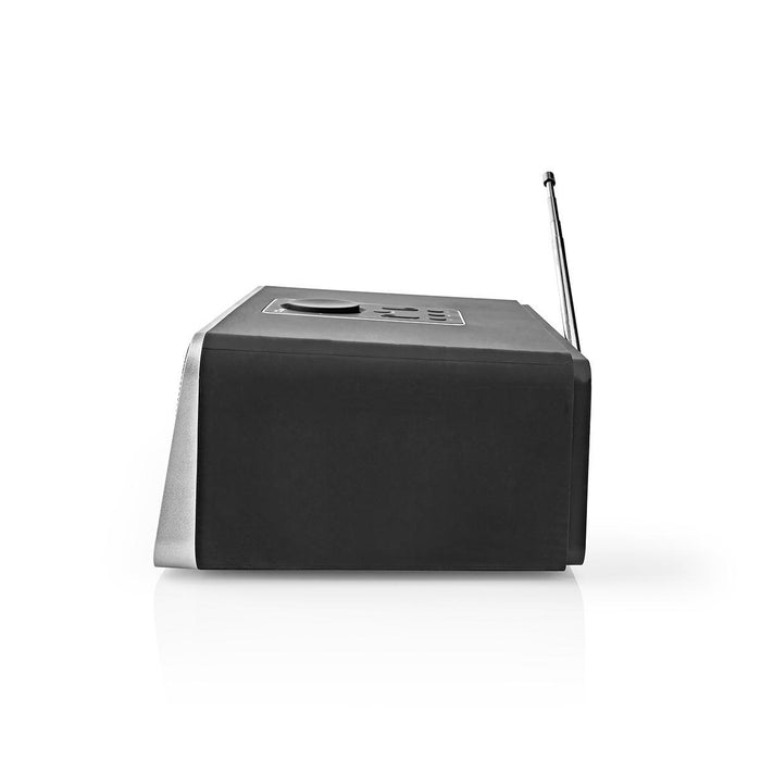 Nedis Internet Radio - Table Design, Bluetooth® / Wi-Fi, DAB+ / FM / Internet, Sleep timer - Black