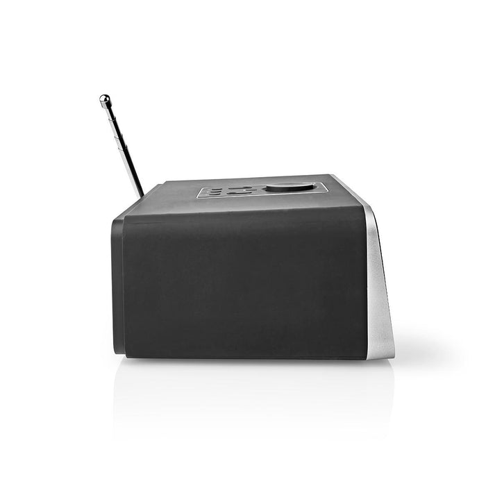 Nedis Internet Radio - Table Design, Bluetooth® / Wi-Fi, DAB+ / FM / Internet, Sleep timer - Black