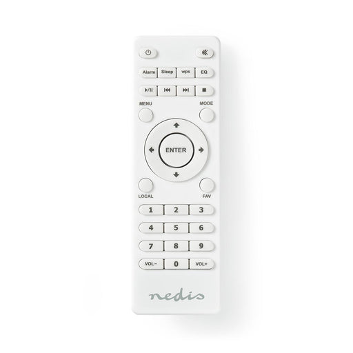 Nedis Replacement Remote Control - Suitable for: RDIN2000WT / RDIN2500WT, Fixed, 1 Device, Infrared - White