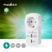 Nedis RF Plug - 433 MHz, 300 W, Plug with earth contact / Type F (CEE 7/7), -10 - 40 °C - White