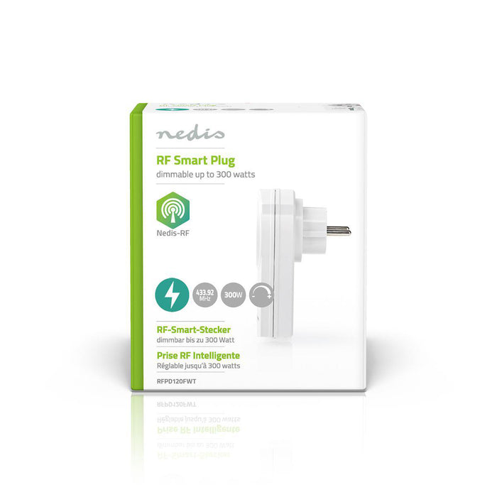 Nedis RF Plug - 433 MHz, 300 W, Plug with earth contact / Type F (CEE 7/7), -10 - 40 °C - White