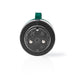 Nedis RF Plug - 433 MHz, IP44, 2300 W, -20 - 50 °C - Black / Green