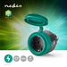 Nedis RF Plug - 433 MHz, IP44, 2300 W, -20 - 50 °C - Black / Green