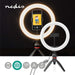 Nedis Light Stand - Ring light 10 inch, 120 LED&#039;s, Tripod, 20 cm - Black