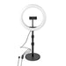 Nedis Light Stand - Ring light 10 inch, 120 LED&#039;s, Base Plate, 40.5 cm - Black