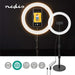 Nedis Light Stand - Ring light 10 inch, 120 LED&#039;s, Base Plate, 40.5 cm - Black