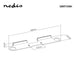 Nedis Soundbar Mount - Compatible with: Sonos® Beam, Wall, 5 kg, ABS / Steel - Black