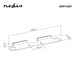 Nedis Soundbar Mount - Compatible with: Sonos® Beam, Wall, 5 kg, ABS / Steel - White