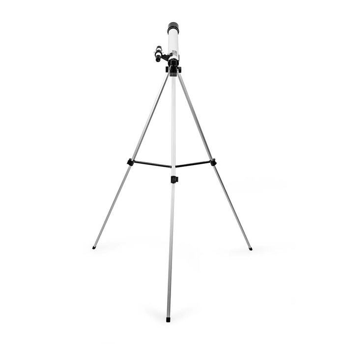 Nedis Telescope - Aperture: 50 mm, Focal length: 600 mm, Finderscope: 5 x 24, Tripod - Black / White