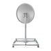 Nedis Satellite Balcony Stand - Mast length: 0.75 m, Maximum dish size: 90.0 cm, Bottom plate size: 4 x 30 x 30 cm, Steel - Silver