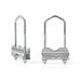 Nedis Satellite Mast Clamp - Diameter range: 40 - 60 mm - Steel - Silver, 