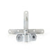 Nedis Satellite Wall Mount - Minimum wall distance: 550 mm, Maximum wall distance: 950 mm, Distance to wall: 0.00 mm, Steel - Silver