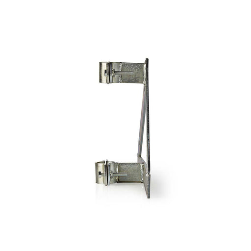 Nedis Satellite Wall Mount - Distance to wall: 90 mm, Diameter clamp: 32-42 mm, Steel, Steel - Silver