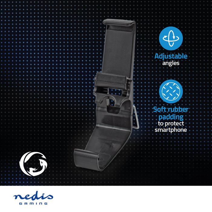 Nedis Smartphone Gaming Holder - Used for: Smartphone - 4.5" - 6.5", 