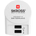 Skross Travel Adapter Europe USB Unearthed