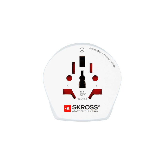 Skross SKross - Travel Adapter - Combo - World-to-South Africa Earthed, 