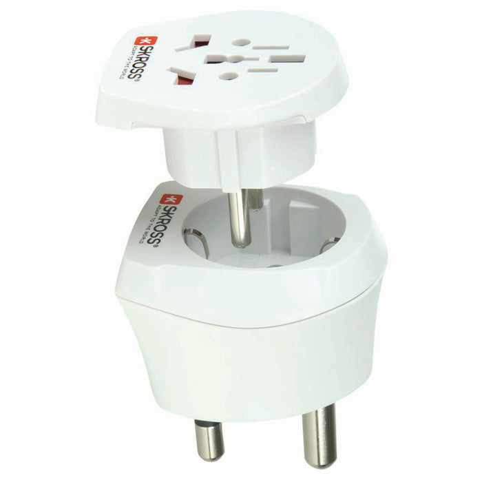 Skross SKross - Travel Adapter - Combo - World-to-South Africa Earthed, 