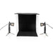 Nedis Portable Photo Studio Kit - 400 lm, Foldable, Backgrounds included, Travel bag included - Black