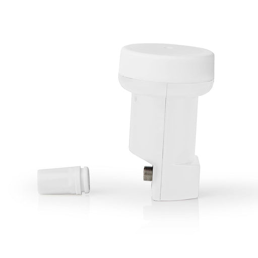 Nedis LNB - Single, Output connection: 1x F-Connector, Noise figure range: 0.90 dB, Conversion gain: 53 - 65 dB - White