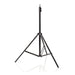 Nedis Photo Studio Light Stand - Maximum load capacity: 2.5 kg, Maximum working height: 200 cm, 3 Segments, Steel - Black