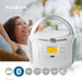 Nedis CD Player Boombox - Battery Powered / Mains Powered, Stereo, 9 W, Carrying handle - White