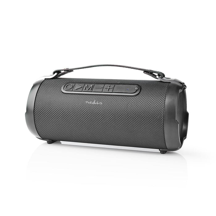 Nedis Bluetooth® Party Boombox - 6 hrs, 1.0, 24 W, Carrying handle - Black