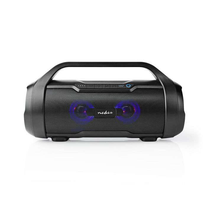 Nedis Bluetooth® Party Boombox - 6 hrs, 2.0, 120 W, Party lights - Black