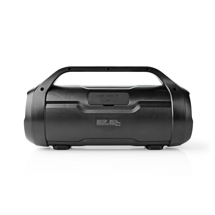 Nedis Bluetooth® Party Boombox - 6 hrs, 2.0, 120 W, Party lights - Black