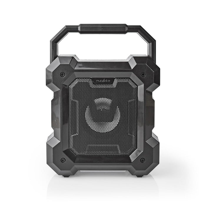 Nedis Bluetooth® Speaker - Battery play time: 13 hrs, Table Design, 5 W, Built-in microphone - Black