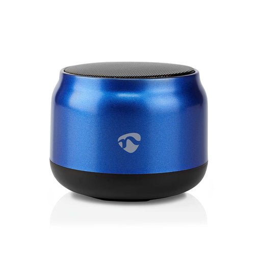 Nedis Bluetooth® Speaker - Battery play time: 4 hrs, Handheld Design, 5 W, Linkable - Blue