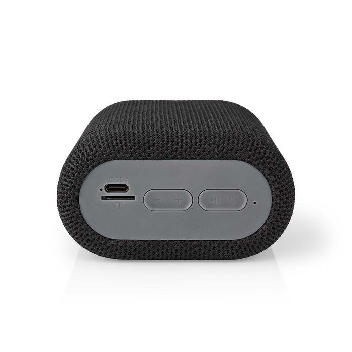 Nedis Bluetooth® Speaker - Battery play time: 7 hrs, Handheld Design, 7 W, Linkable - Black