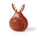 Nedis Bluetooth® Speaker - Battery play time: 3 hrs, Handheld Design, 9 W, Animaticks Rudy Reindeer - Brown