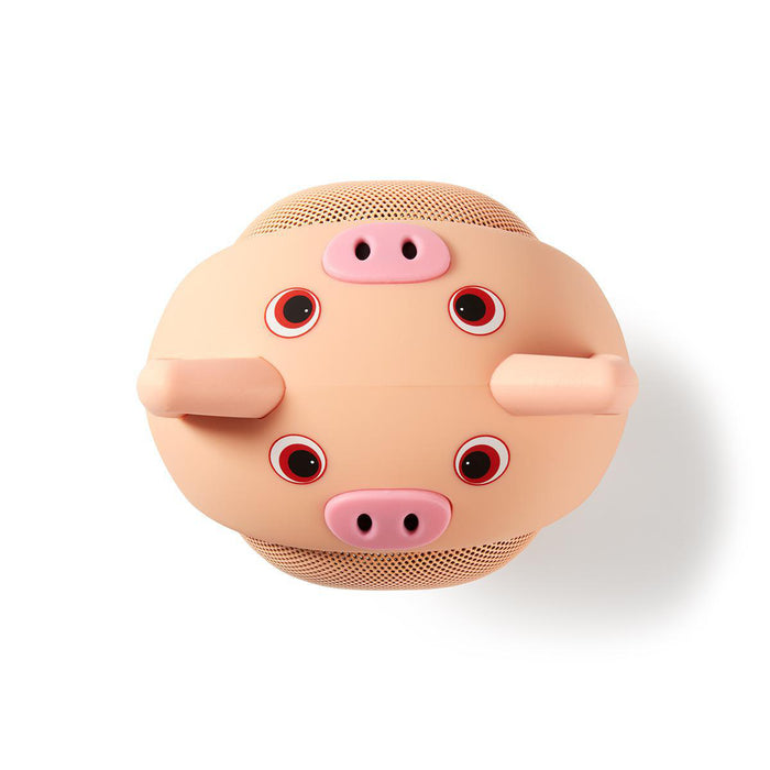 Nedis Bluetooth® Speaker - Battery play time: 3 hrs, Handheld Design, 9 W, Animaticks Pinky Pig - Pink