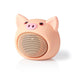 Nedis Bluetooth® Speaker - Battery play time: 3 hrs, Handheld Design, 9 W, Animaticks Pinky Pig - Pink