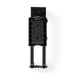 Nedis Speaker Mount - Compatible with: Sonos® One SL / Sonos® One / Sonos® PLAY:1, Wall, 3 kg, Steel - Black