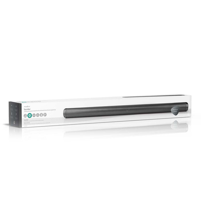 Nedis Soundbar - 2.0, DSP Programs, 135 W, Mountable - Black / Dark Grey