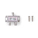 Nedis Satellite Splitter - 5 - 2400 MHz, 6.5 dB, Number of inputs: 1, Zinc - Silver