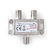 Nedis Satellite Splitter - 5 - 2400 MHz, 6.0 dB, Number of inputs: 1, Zinc - Silver