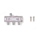 Nedis Satellite Splitter - 5 - 2400 MHz, 10.5 dB, Number of inputs: 1, Zinc - Silver