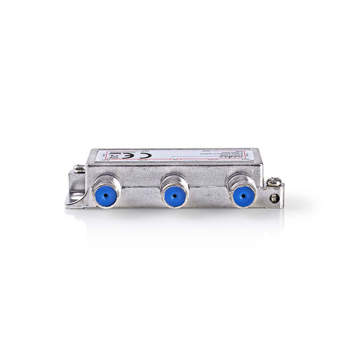 Nedis Satellite Splitter - 5 - 2400 MHz, 11.5 dB, Number of inputs: 1, Zinc - Silver