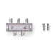 Nedis Satellite Splitter - 5 - 2400 MHz, 11.5 dB, Number of inputs: 1, Zinc - Silver