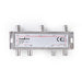 Nedis Satellite Splitter - 5 - 2400 MHz, 17.0 dB, Number of inputs: 1, Zinc - Silver