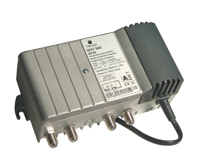 Triax Amplifier 40 dB 47-1006 MHz 1 Output