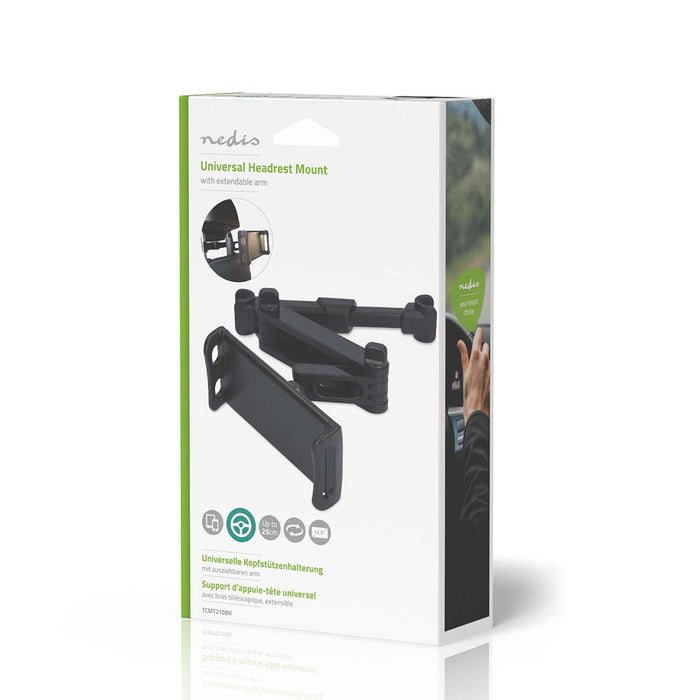 Nedis Tablet Car Mount - Maximum screen size compatibility: 12.5" - In-Car - Adjustable, 