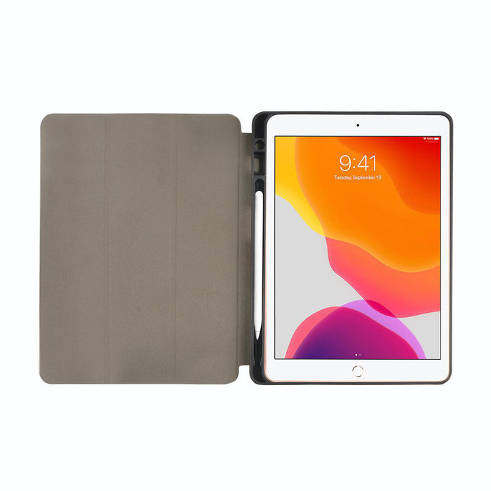 Nedis Tablet Folio Case - iPad 10.2&quot; 2019 / iPad 10.2€ 2020, Built-in pencil holder, Auto-wake function, Black / Grey - Polycarbonate / TPU