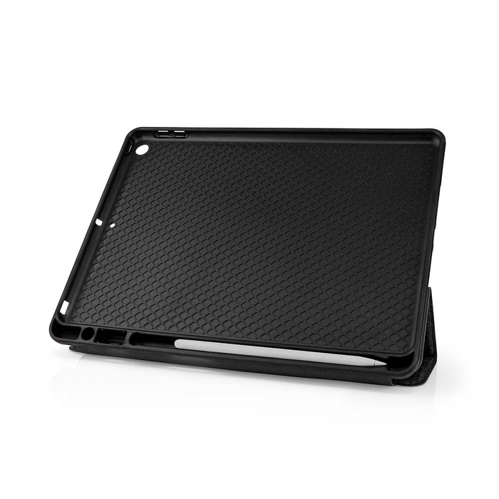 Nedis Tablet Folio Case - iPad 10.2&quot; 2019 / iPad 10.2€ 2020, Built-in pencil holder, Auto-wake function, Black / Grey - Polycarbonate / TPU