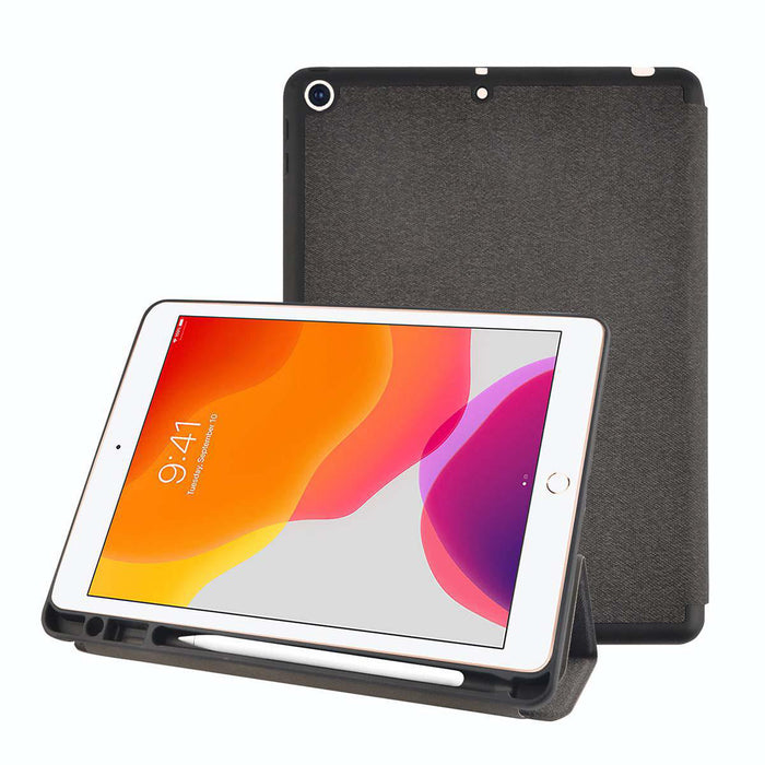 Nedis Tablet Folio Case - iPad 10.2&quot; 2019 / iPad 10.2€ 2020, Built-in pencil holder, Auto-wake function, Black / Grey - Polycarbonate / TPU